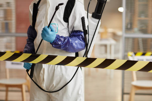 Professional Biohazard Cleanup technician working in Chino, CA